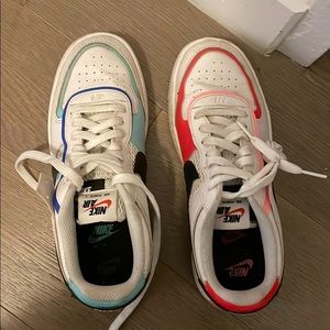 Customized Multi Color Nike Air